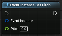 Event Instance Set Pitch