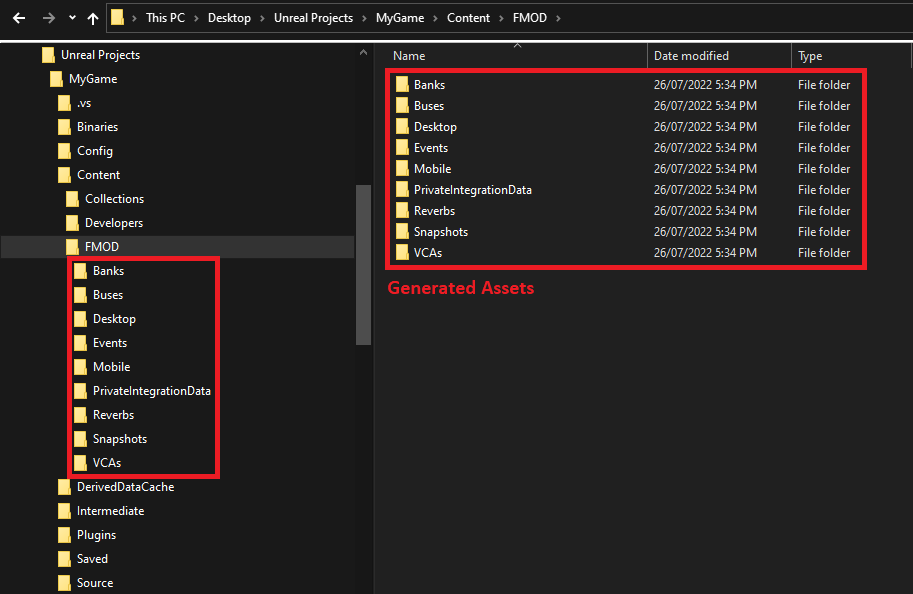 Source Control Generated Assets